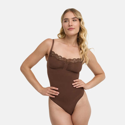 N° 704 - Body modelujące z koronką