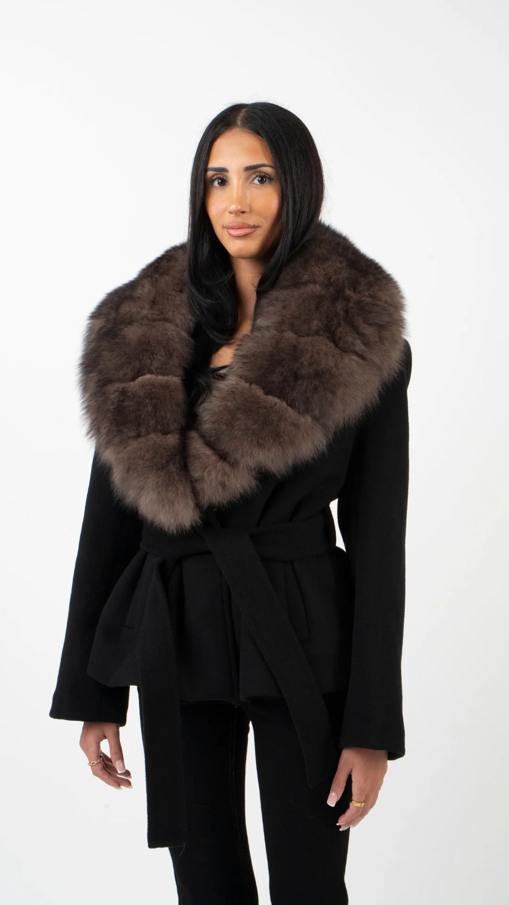 Zimara Fox Fur Coat