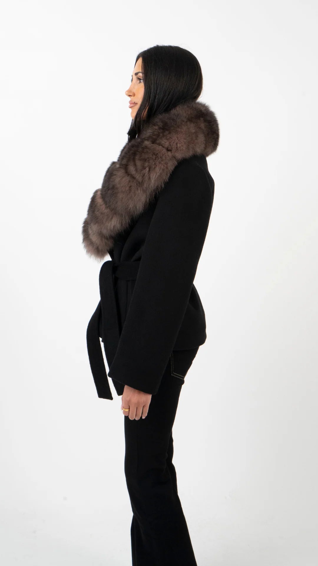 Zimara Fox Fur Coat