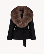 Zimara Fox Fur Coat