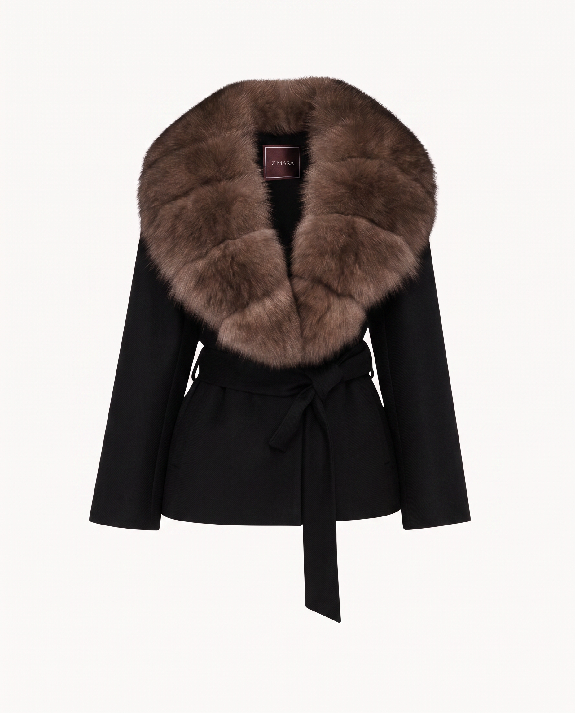 Zimara Fox Fur Coat
