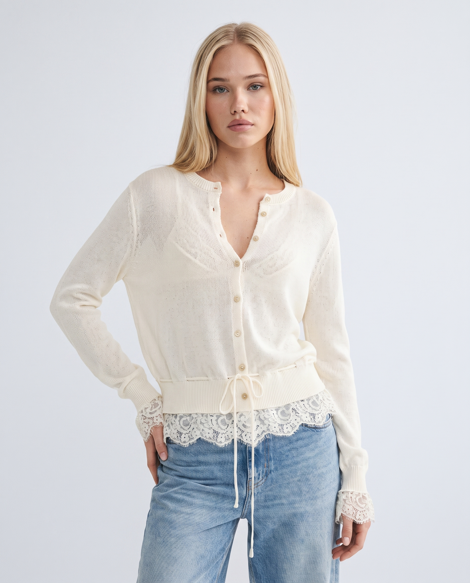 Zimara Lace Cardigan